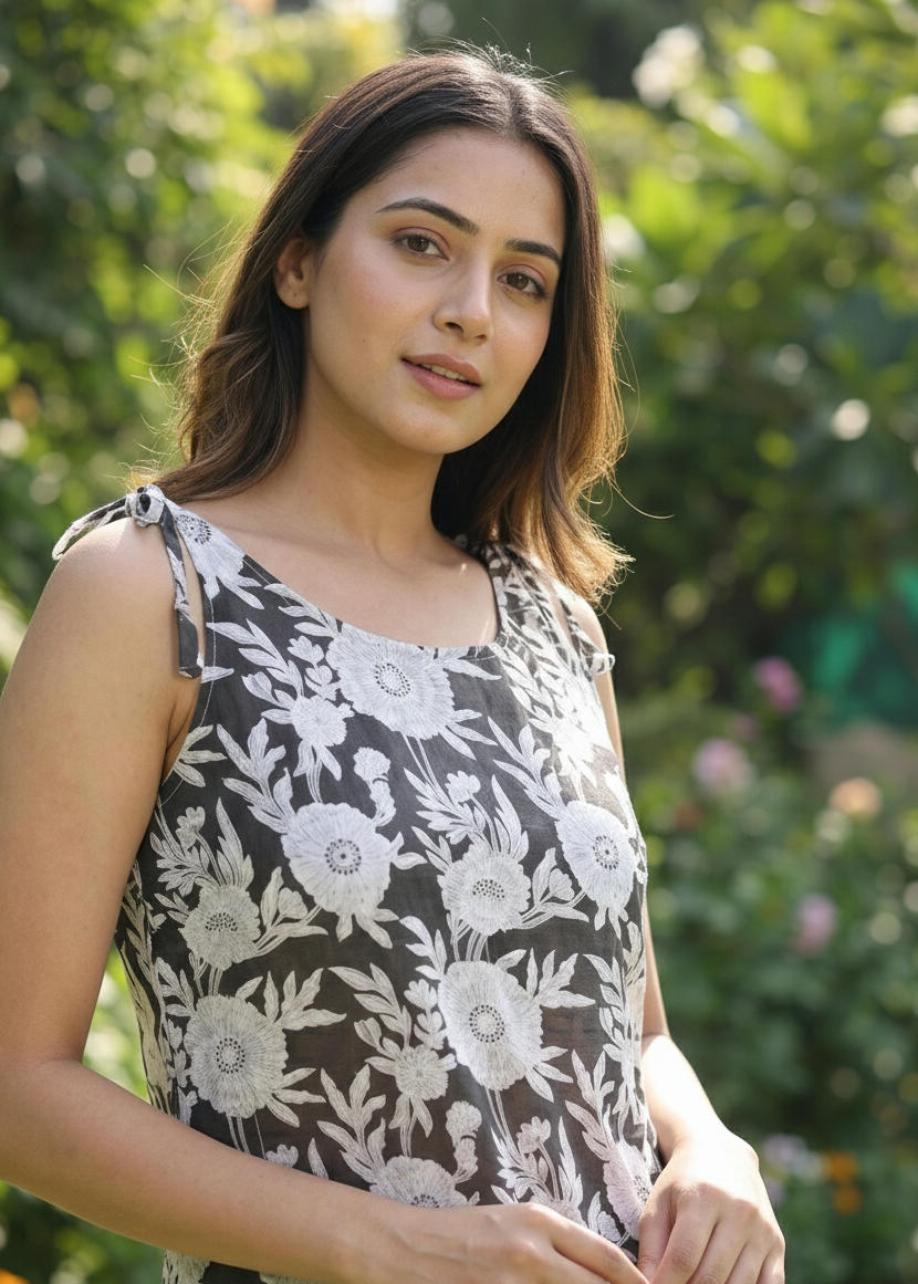 SHOULDER TIE UP KURTI