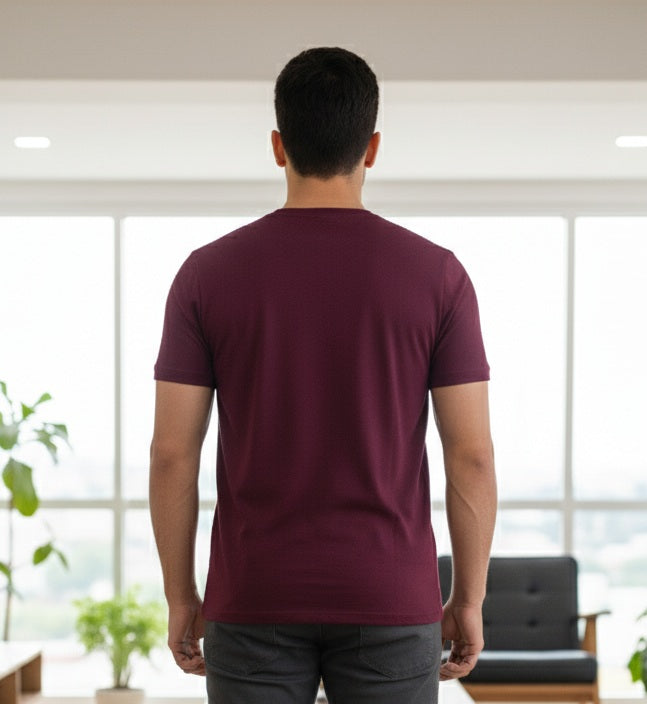REGULAR FIT PLAIN T-SHIRT