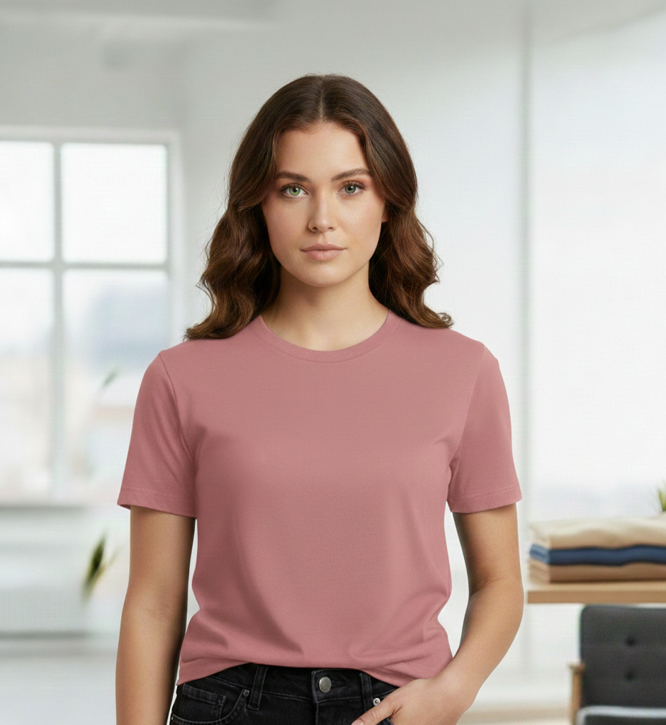 REGULAR FIT PLAIN T-SHIRT