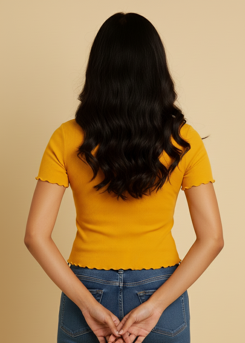 Half Sleeve Wide Neck Crop Top