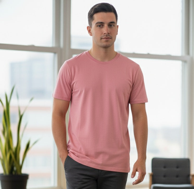 REGULAR FIT PLAIN T-SHIRT